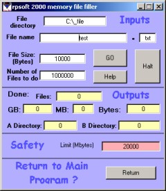 memmod control panel for file shredder usage