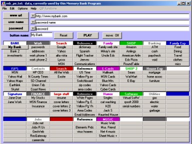 password manager usage of membank software