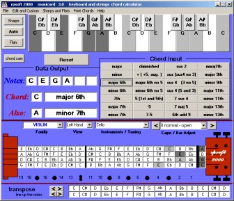 cello left hand chord usage