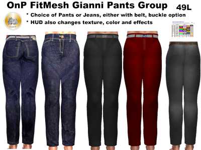 OnP Mesh Gianni Jeans and Dress Pants