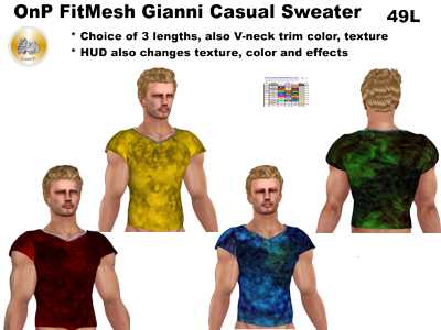 OnP Mesh Gianni Casual Sweater