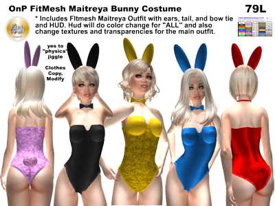 Maitreya Mesh Bunny Costume