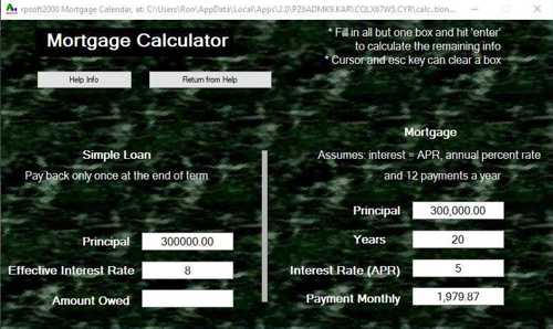 Mortagae Calculator