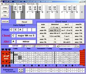 musicord music chords for keyboards and strings